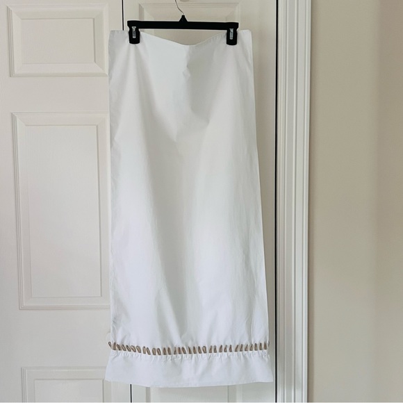 Ballard Looped Hem 1 X King Pillowcase white beige - Picture 3 of 7